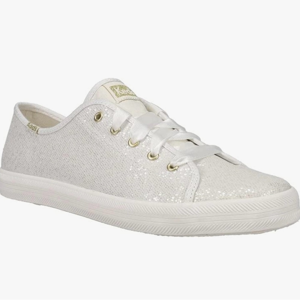 Keds Women's Sparkling White Sneakers